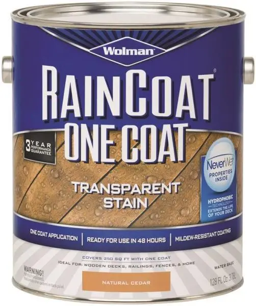 Rustoleum 288337 RainCoat One Coat Transparent Stain