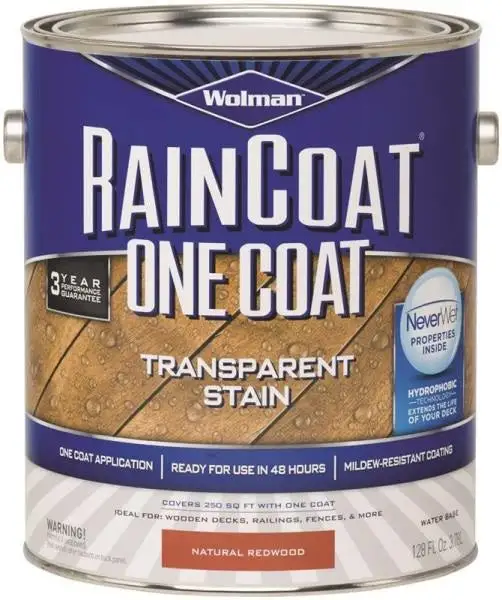 Rustoleum 288340 RainCoat One Coat Transparent Stain