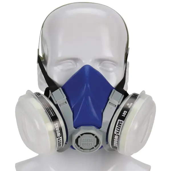 Safety Works SWX00318 Paint & Pesticide Half Mask Respirator