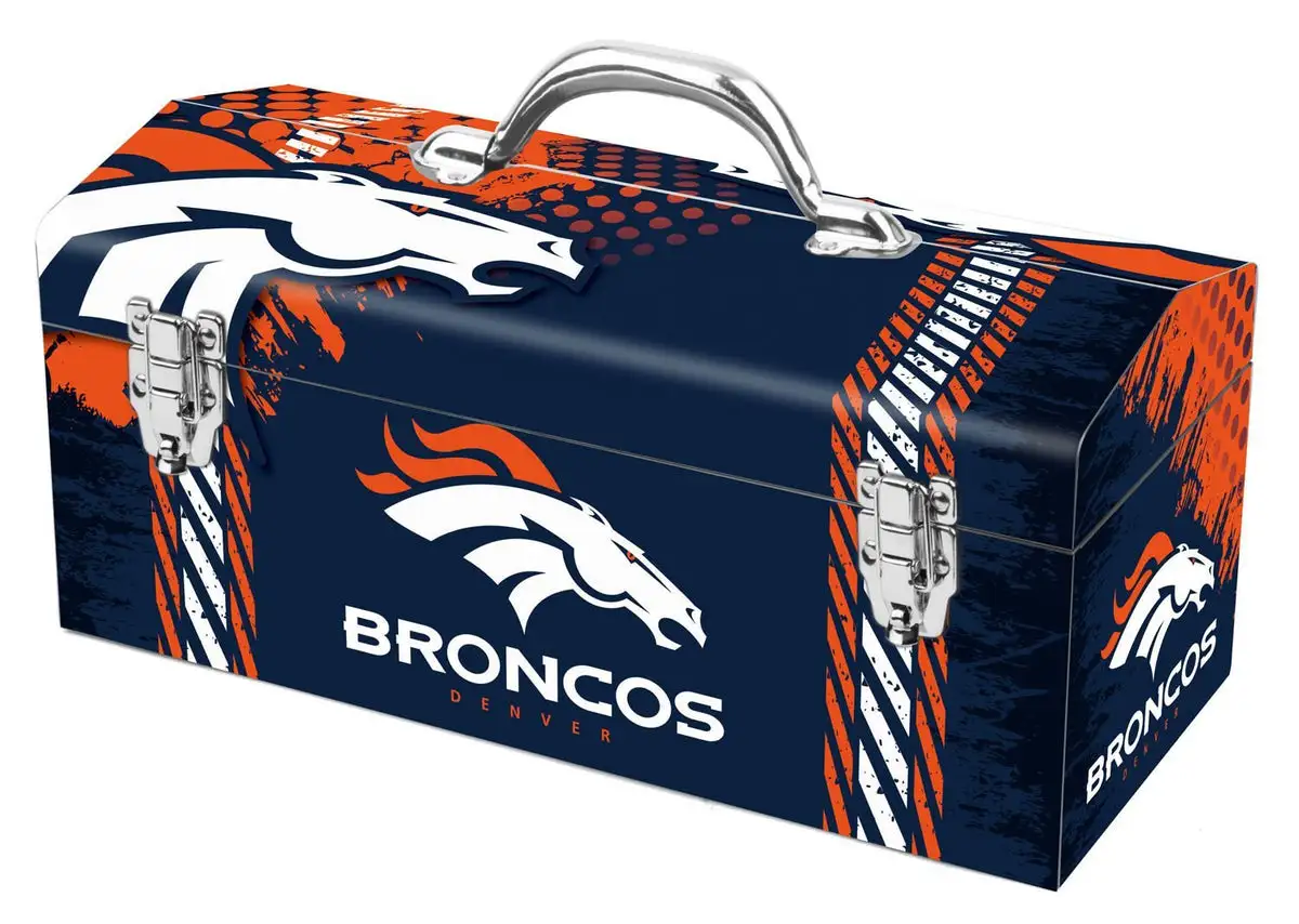 Sainty International 79-310 Denver Broncos Art Deco Tool Box