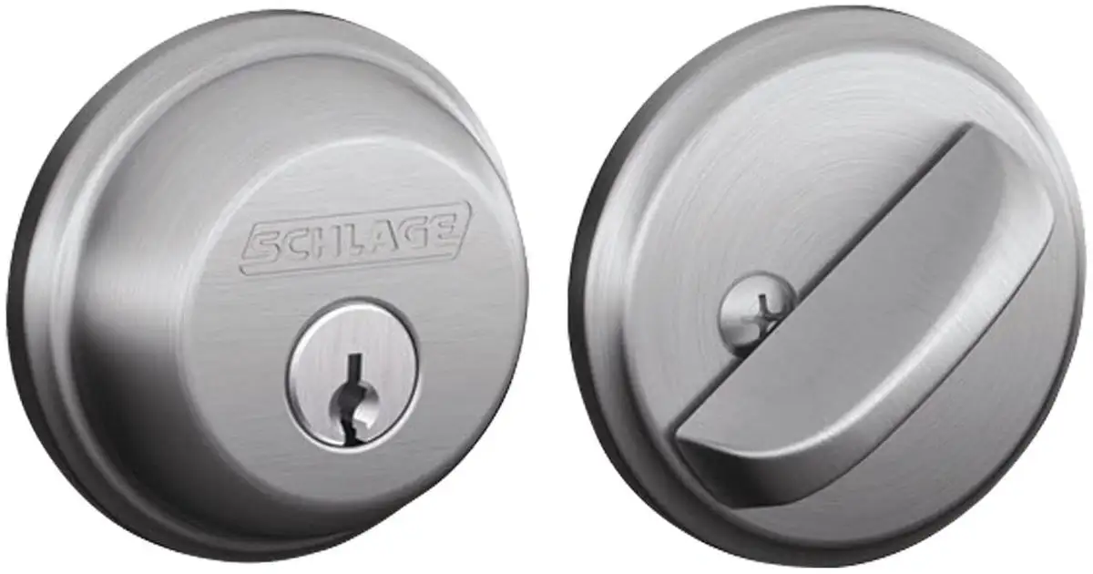 Schlage B60N626 Single Cylinder Deadbolt