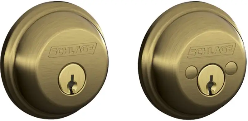 Schlage B62N609 Double Cylinder Deadbolt