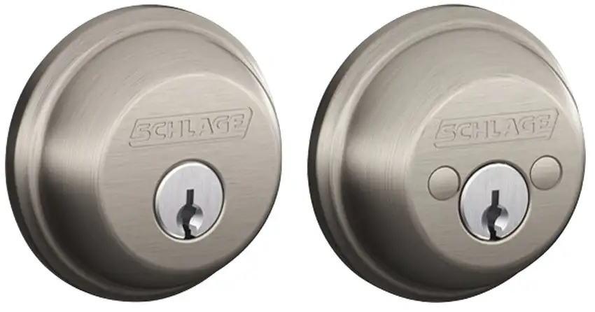 Schlage B62N619 Two Side Keyed Deadbolt