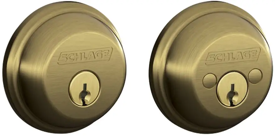 Schlage B62NV 609 Two Side Keyed Deadbolt