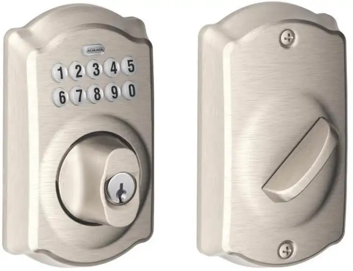 Schlage BE365VCAM619 Camelot Style Keypad Deadbolt