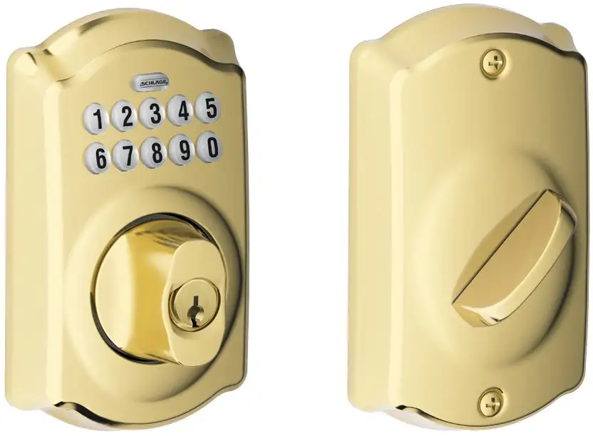 Schlage BE365VPLY505 Camelot Style Keypad Deadbolt