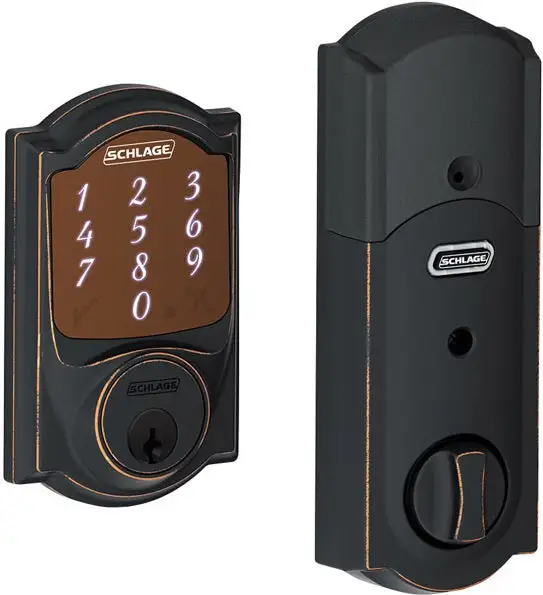 Schlage BE479AAVCAM716 Electronic Deadbolt