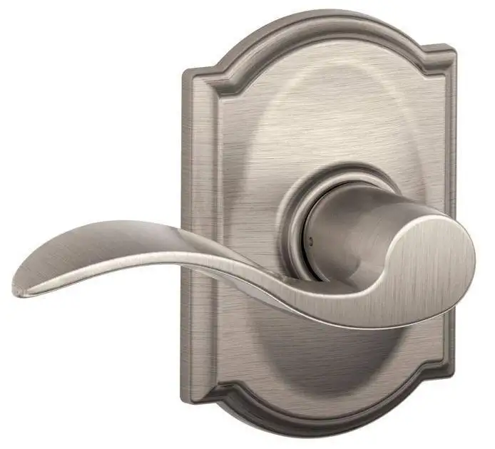 Schlage F10VACC619CAM Accent Passage Lever Locksets