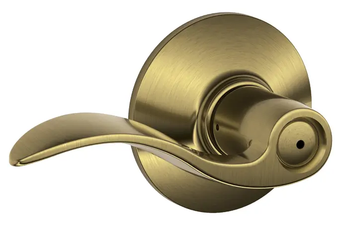 Schlage F40 ACC 609 Accent Privacy Lever Lockset