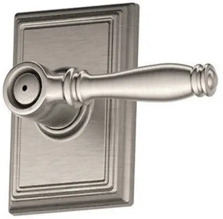 Schlage F40VBIR619ADD Birmingham Privacy Lever Lockset