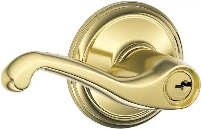 Schlage F51 FLA 505 Flair Entry Lever Locksets