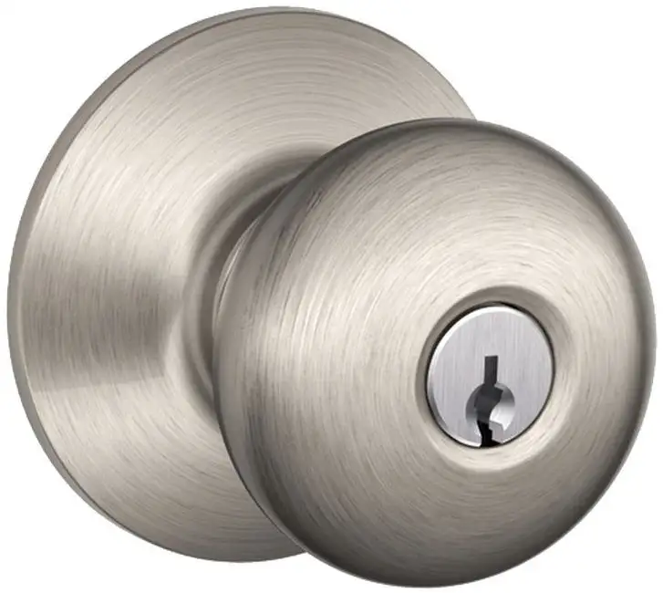 Schlage F51A PLY 619 Plymouth Entry Knob Lockset