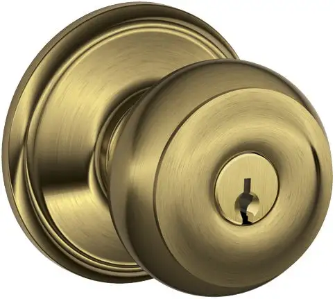 Schlage F51GE0609KA4 Georgian Entry Knob Locksets