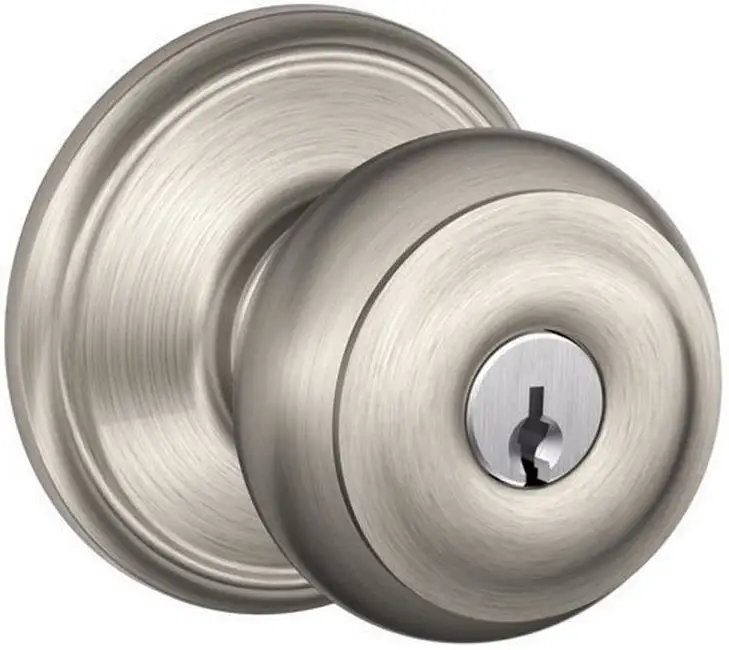 Schlage F51AGE0619 Georgian Keyed Entry Knob