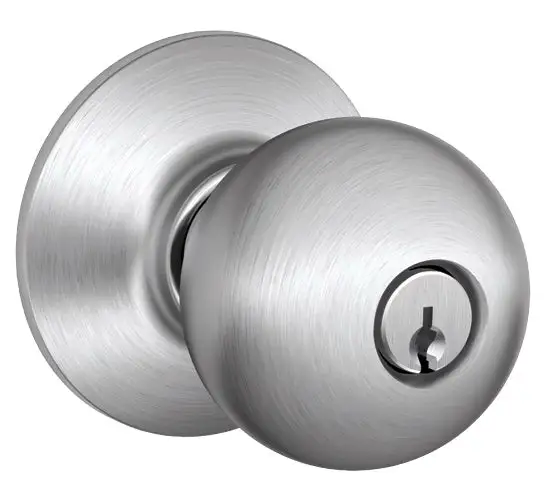 Schlage F51ORB626K4 Orbit Entry Knob Lockset