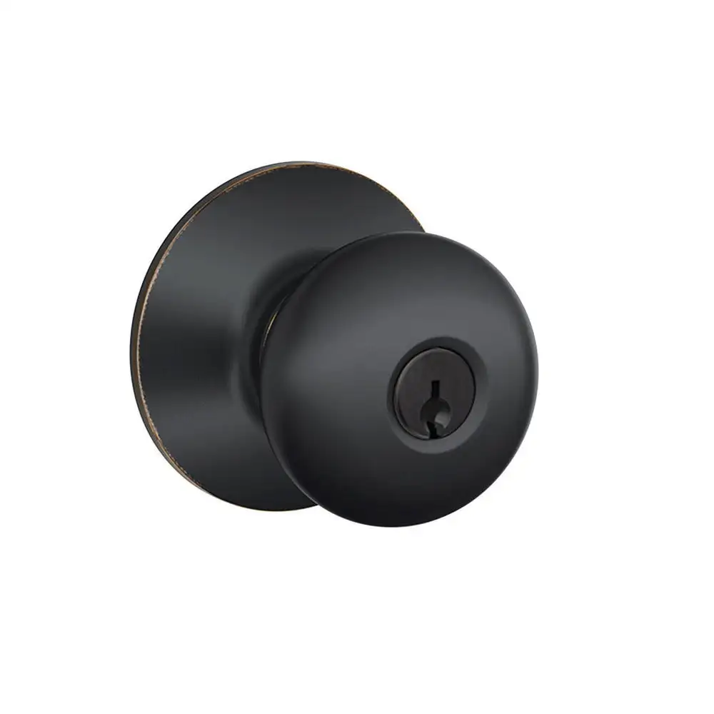 Schlage F51PLY716K4D Traditional Entry Knob