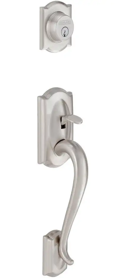 Schlage F58CAM619 Camelot Exterior Handleset