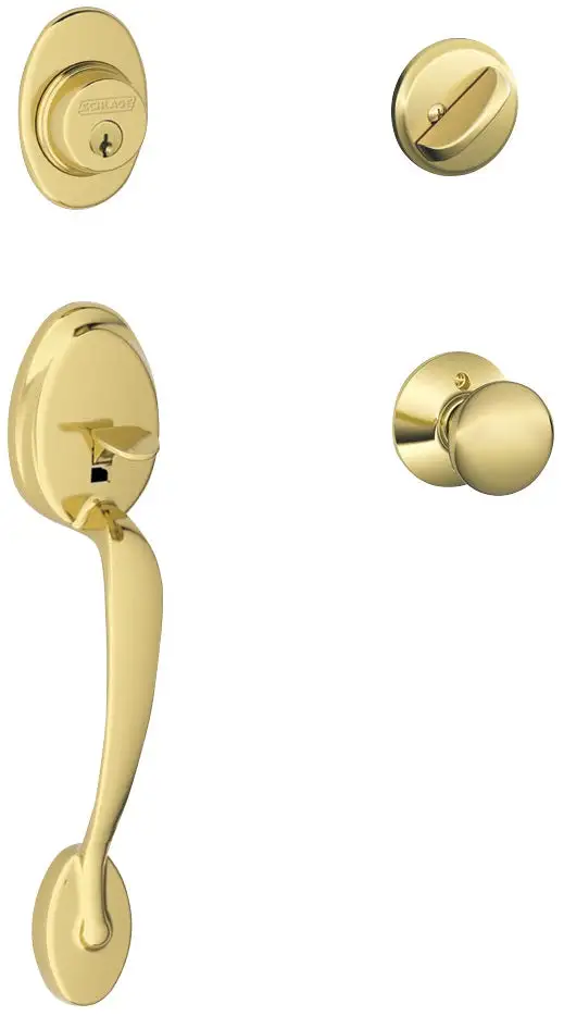 Schlage F60PLY505XPLY605 Plymouth Handleset