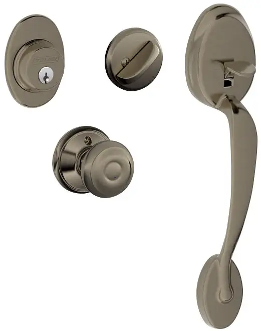 Schlage F60PLYXGEO620 Plymouth Style Handleset