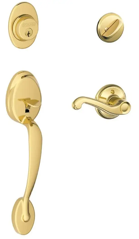 Schlage F60VPLY X FLA50 Plymouth Flair Handleset