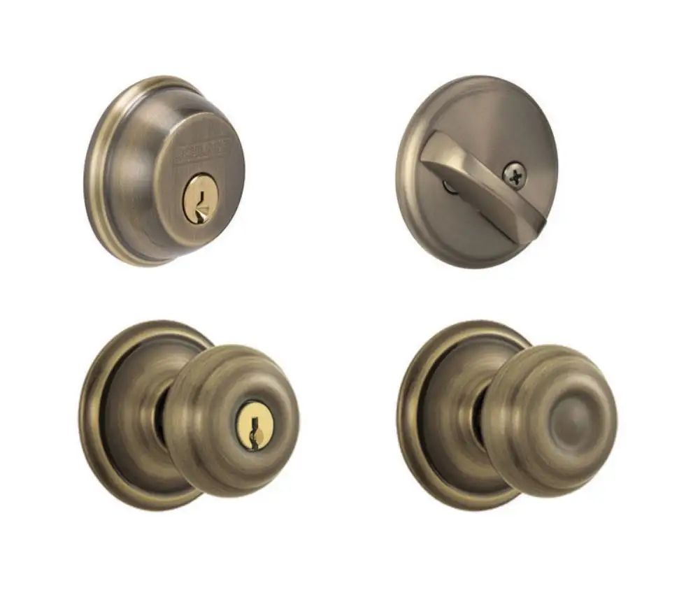 Schlage FB50NVGEO609 Combo Georgian Knob