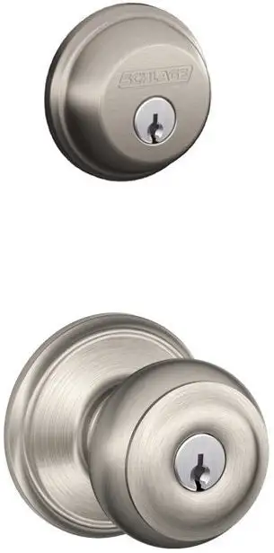 Schlage FB50NVGEO619 Deadbolt & Entry Lockset Combo