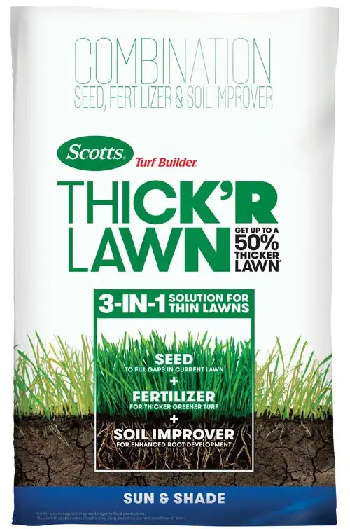 Scotts 30158 Turf Builder Thick'R Lawn Seed Sun & Shade