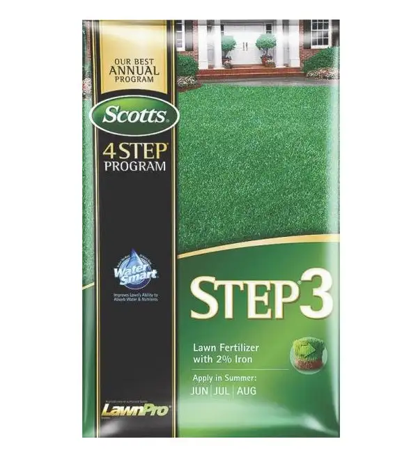 Scotts 33050 Step-3 Lawn Food Fertilizer with 2% Iron