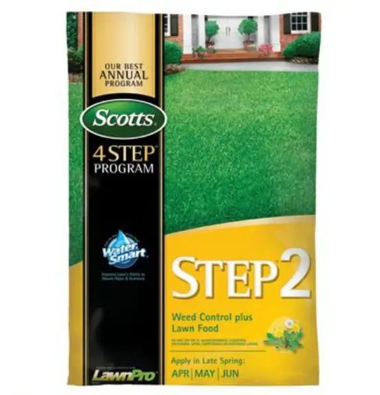 Scotts 34160 Step 2 Weed Control Plus Lawn Food