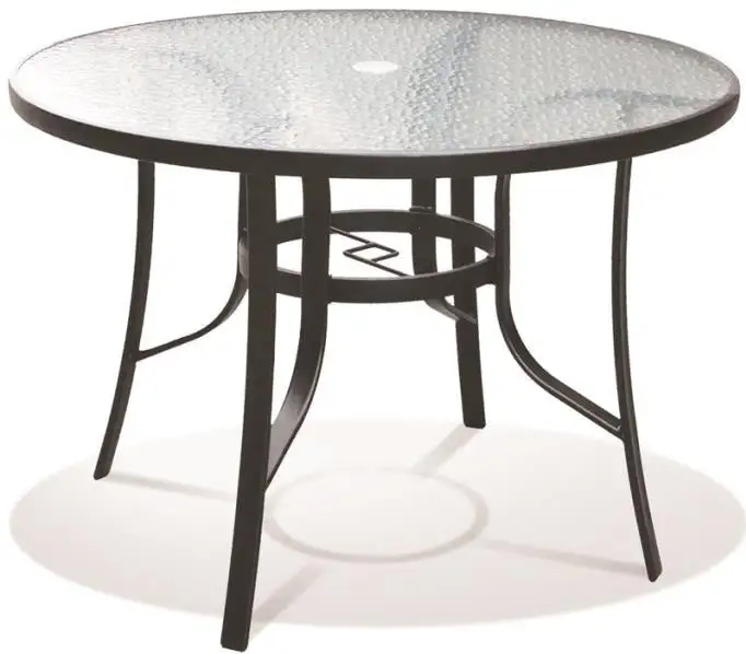 Seasonal Trends T6C42AO1BK Belvedere Woven Dining Table