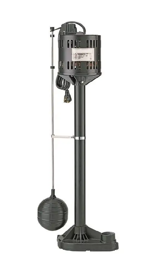 Simer 5020B-04 Thermoplastic Pedestal Sump Pump