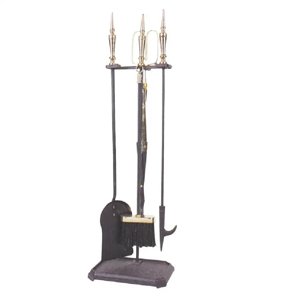 Simple Spaces T51450PK-C3L 5-Piece Fireplace Tool Set