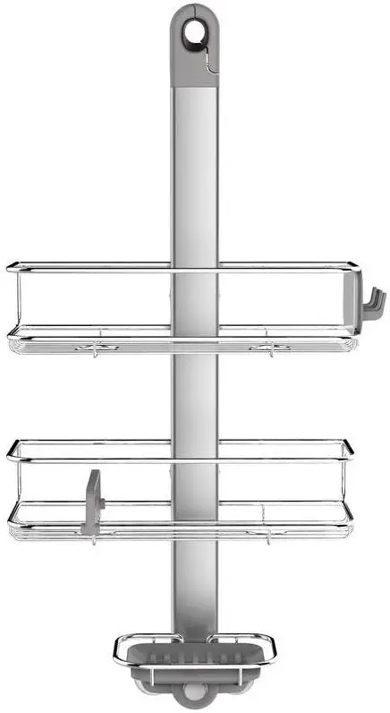 simplehuman BT1098 3-Tier Adjustable Shower Caddy