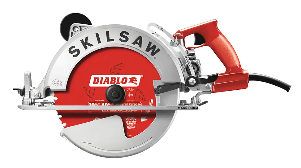 Skil SPT70WM-22 Magnesium Worm Drive with Diablo Carbide Blade