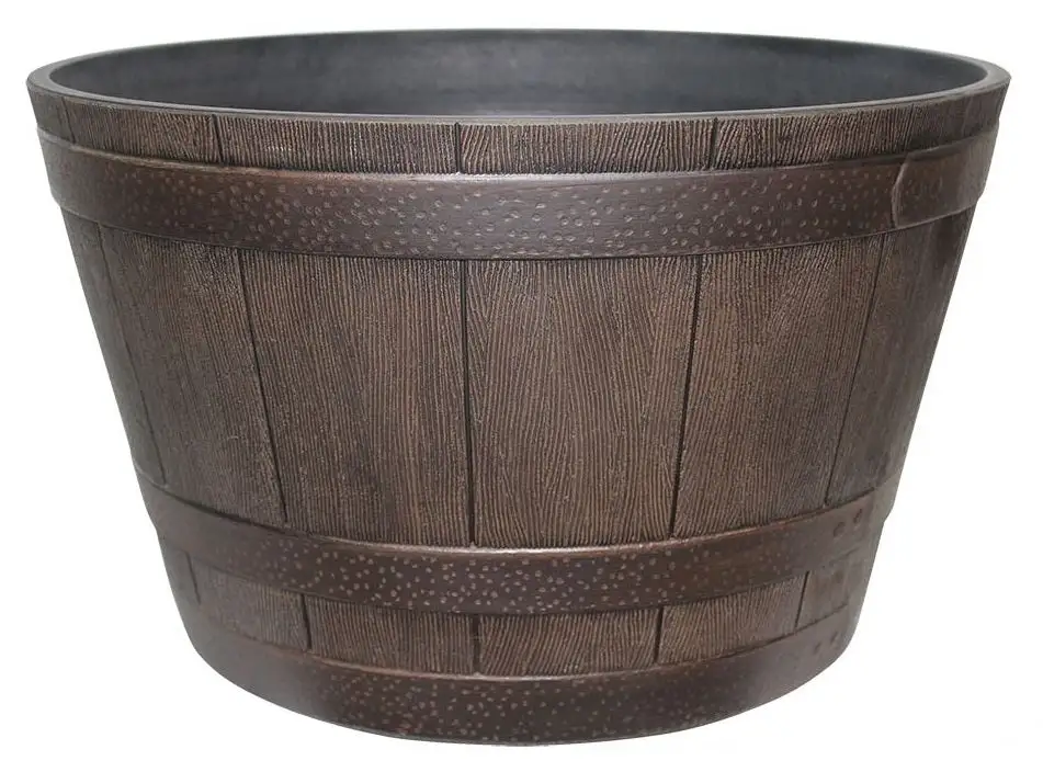 Southern Patio HDR-002550 HDR Whiskey Barrel Planter