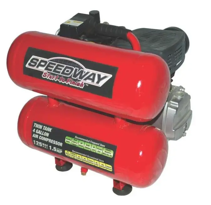 Speedway 7340 Twin Tank Oil Air Compressor