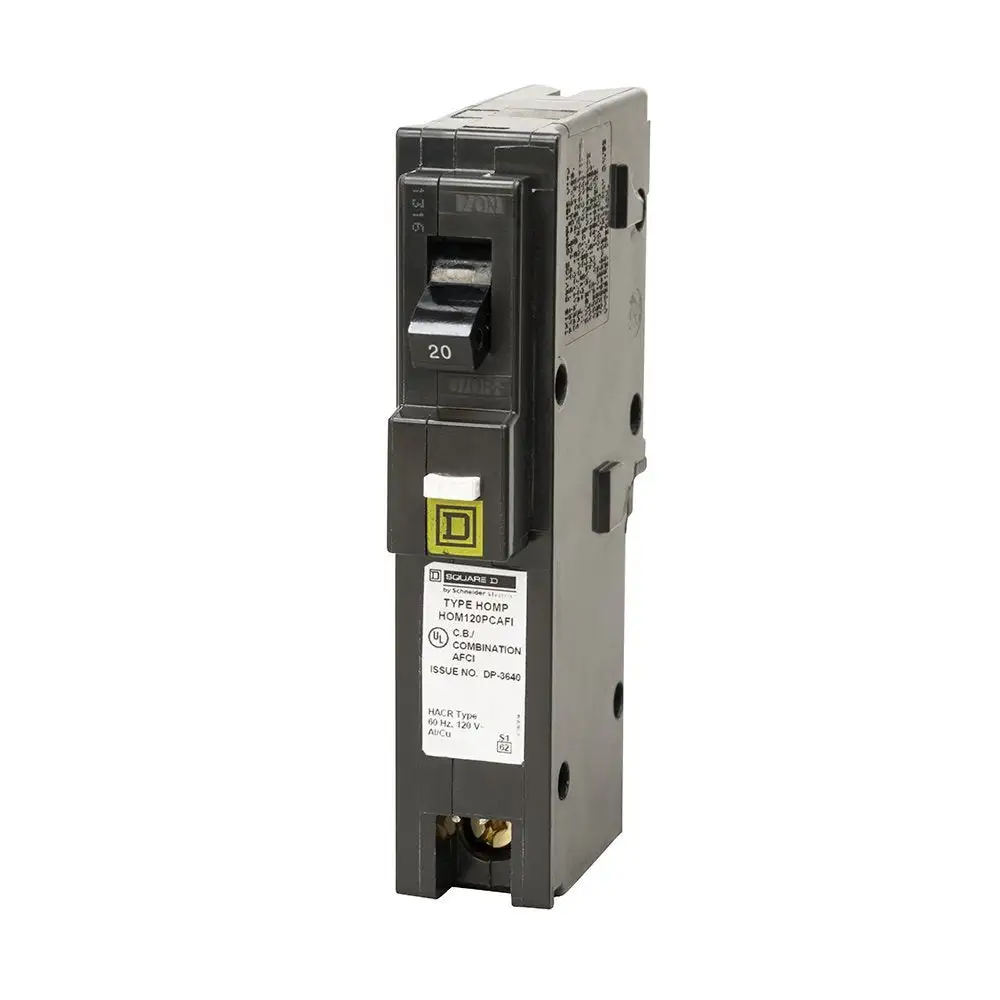 Square D HOM120PCAFIC Homeline Single Pole CAFCI Circuit Breaker