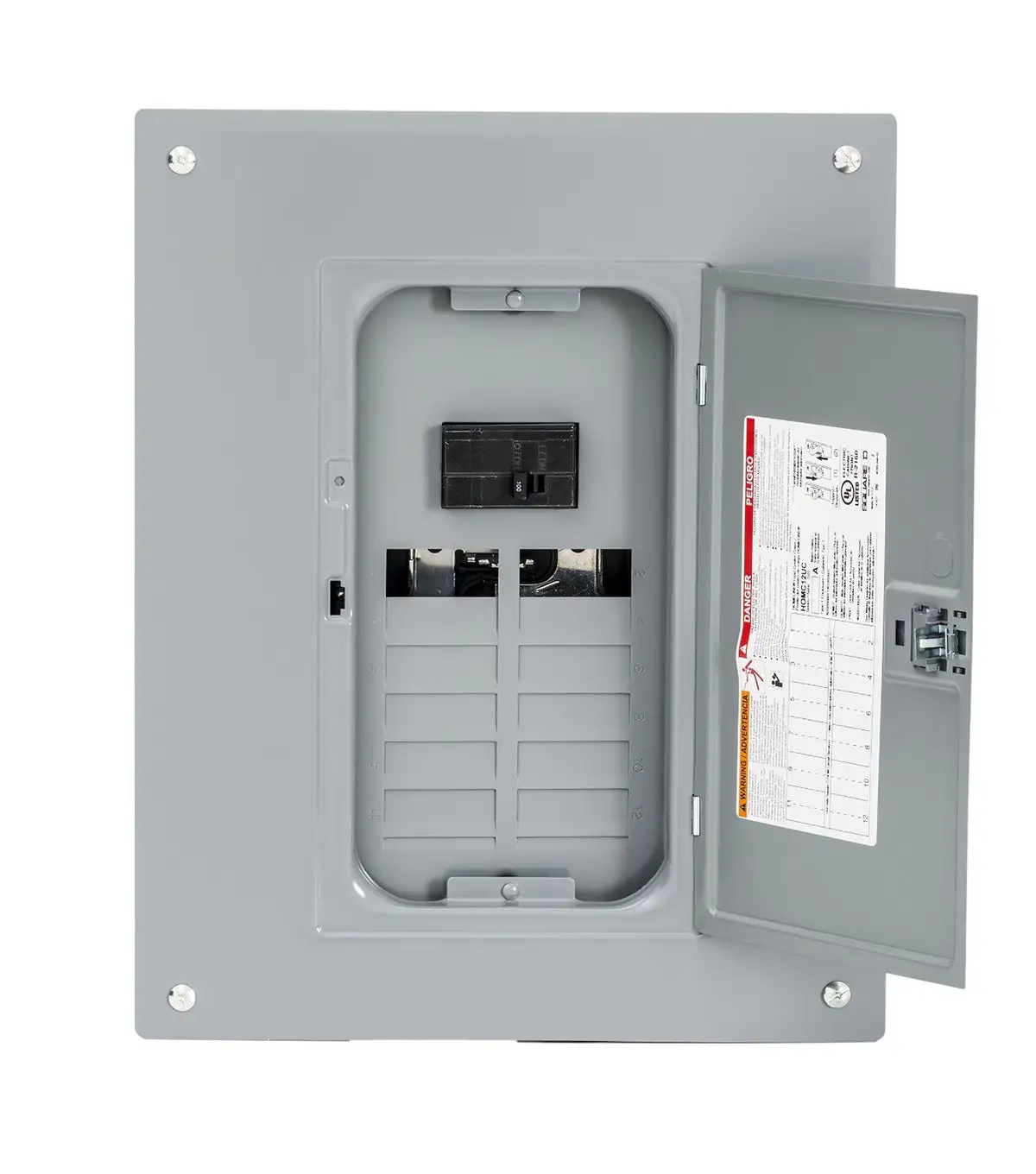 Square D HOM1224M100PC Homeline Indoor Main Breaker Load Center