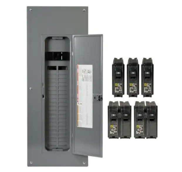 Square D HOM4080M200PCVP Homeline Indoor Main Breaker Load Center