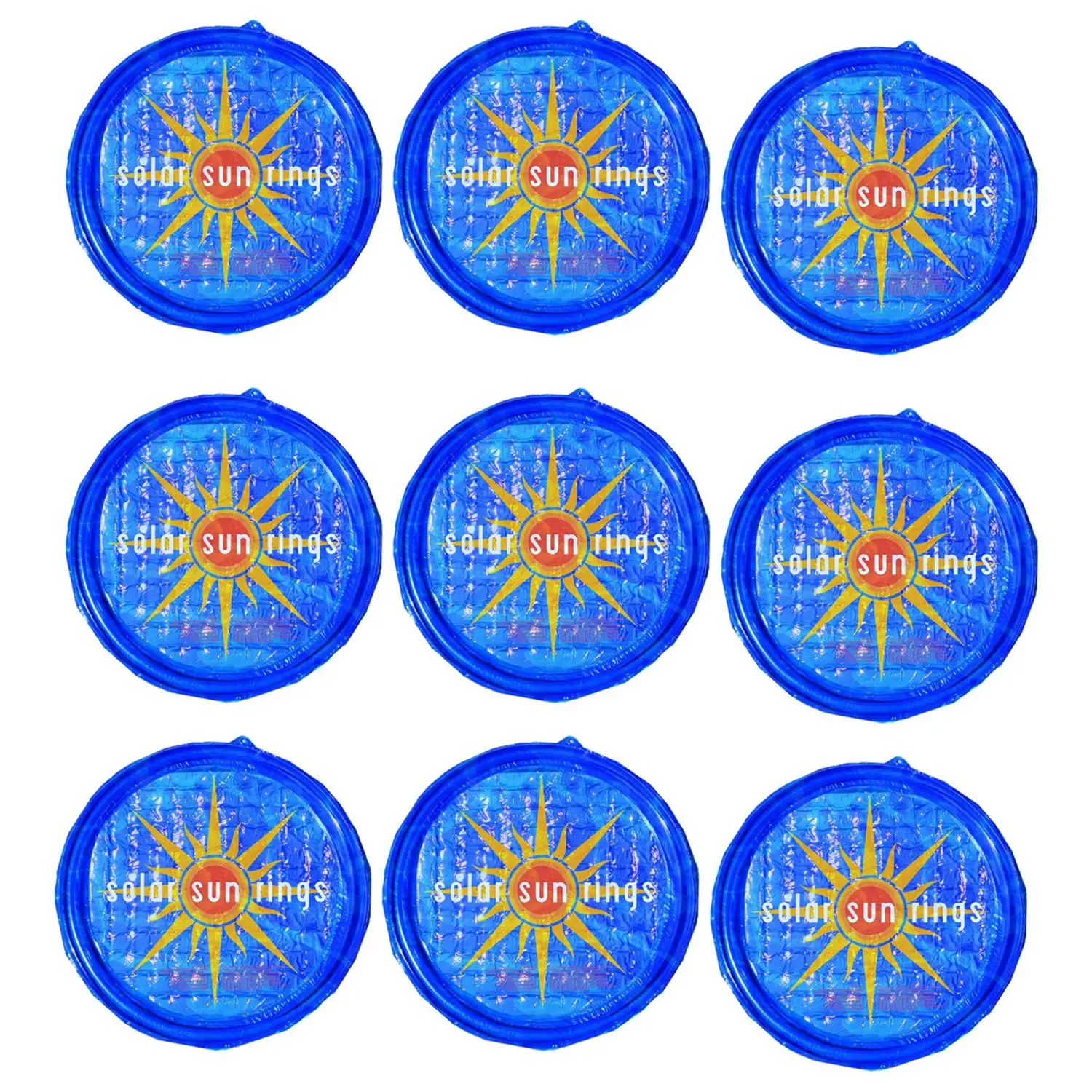 Solar Sun Rings UV Resistant Pool & Spa Heater Circular Solar Cover (9 Pack)