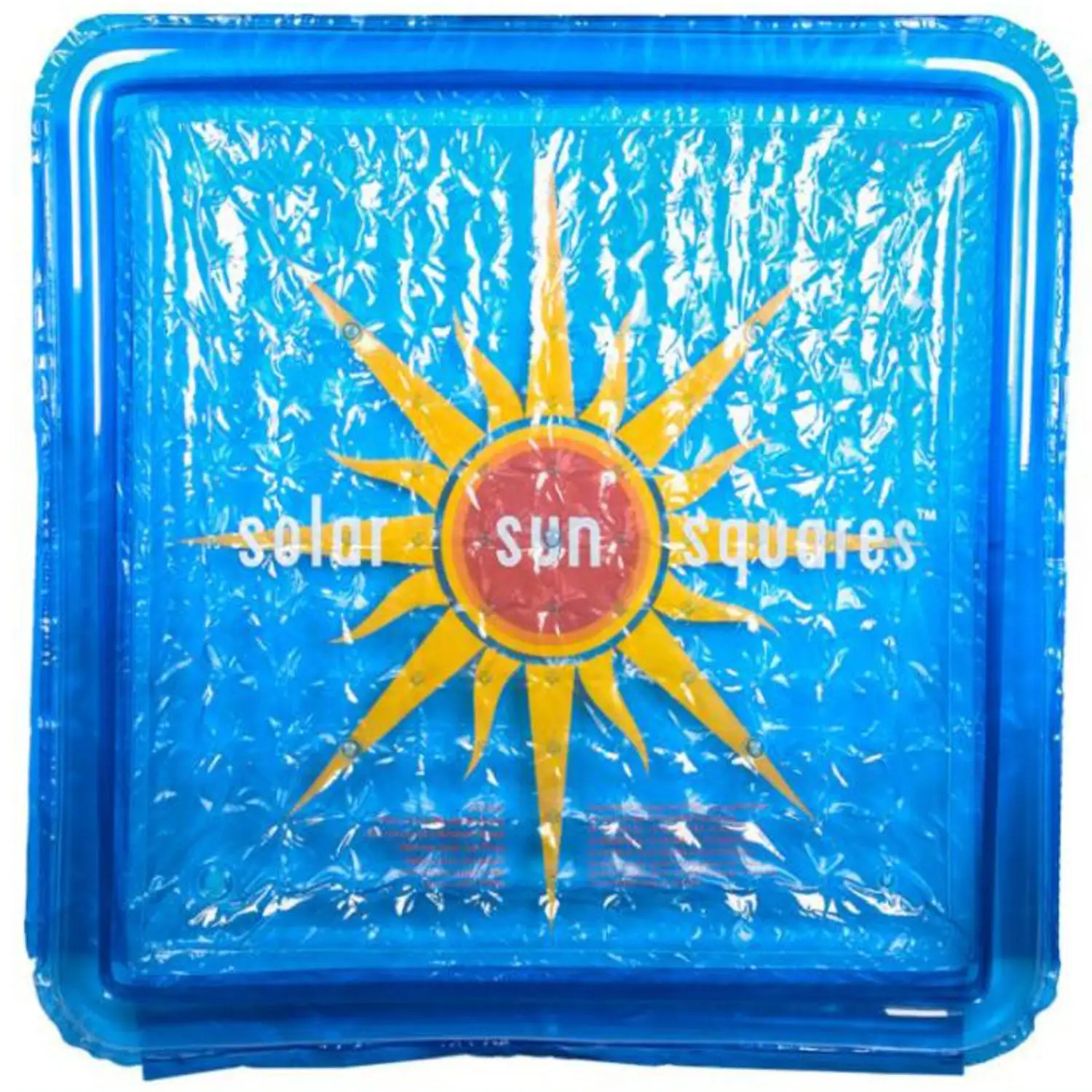 Solar Sun Rings UV Resistant Swimming Pool Heater Square Solar Cover, Sunburst