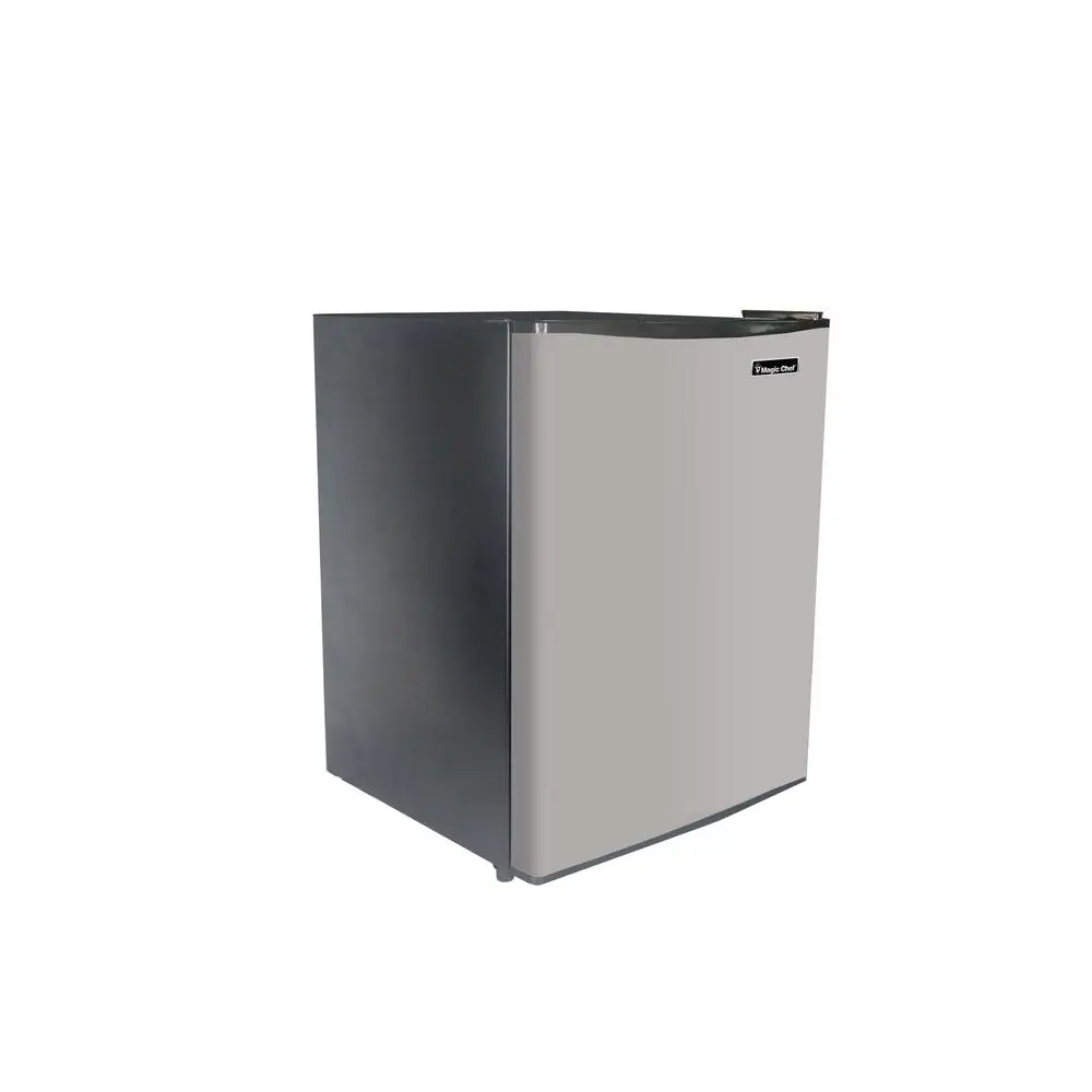 Magic Chef MCAR240SE2 2.4 Cubic Foot Mini Dorm Fridge Freezer, Stainless Steel