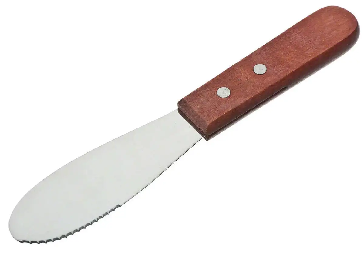 HIC 475 Stainless Steel Spreader With Wooden Handle