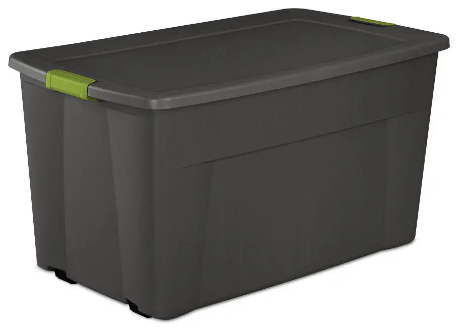 Sterilite 19483V04 Wheeled Latch Tote Box