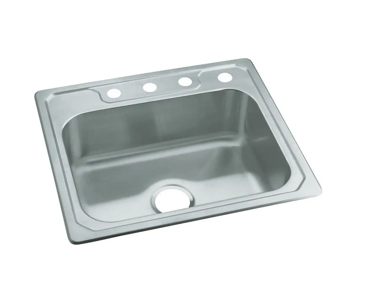 Sterling 14631-4-NA Stainless Steel Single Bowl Sink