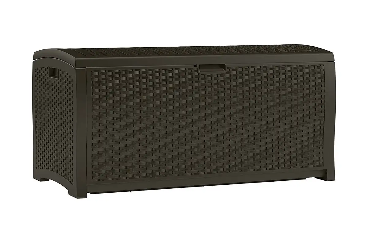 Suncast DBW9200 Resin Wicker Deck Box