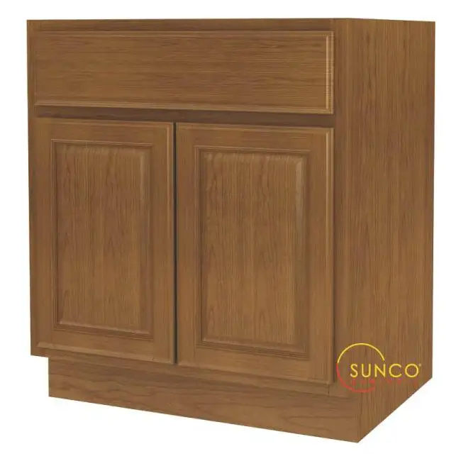 Sunco SB30RT-B 2-Door Sink Base Cabinet