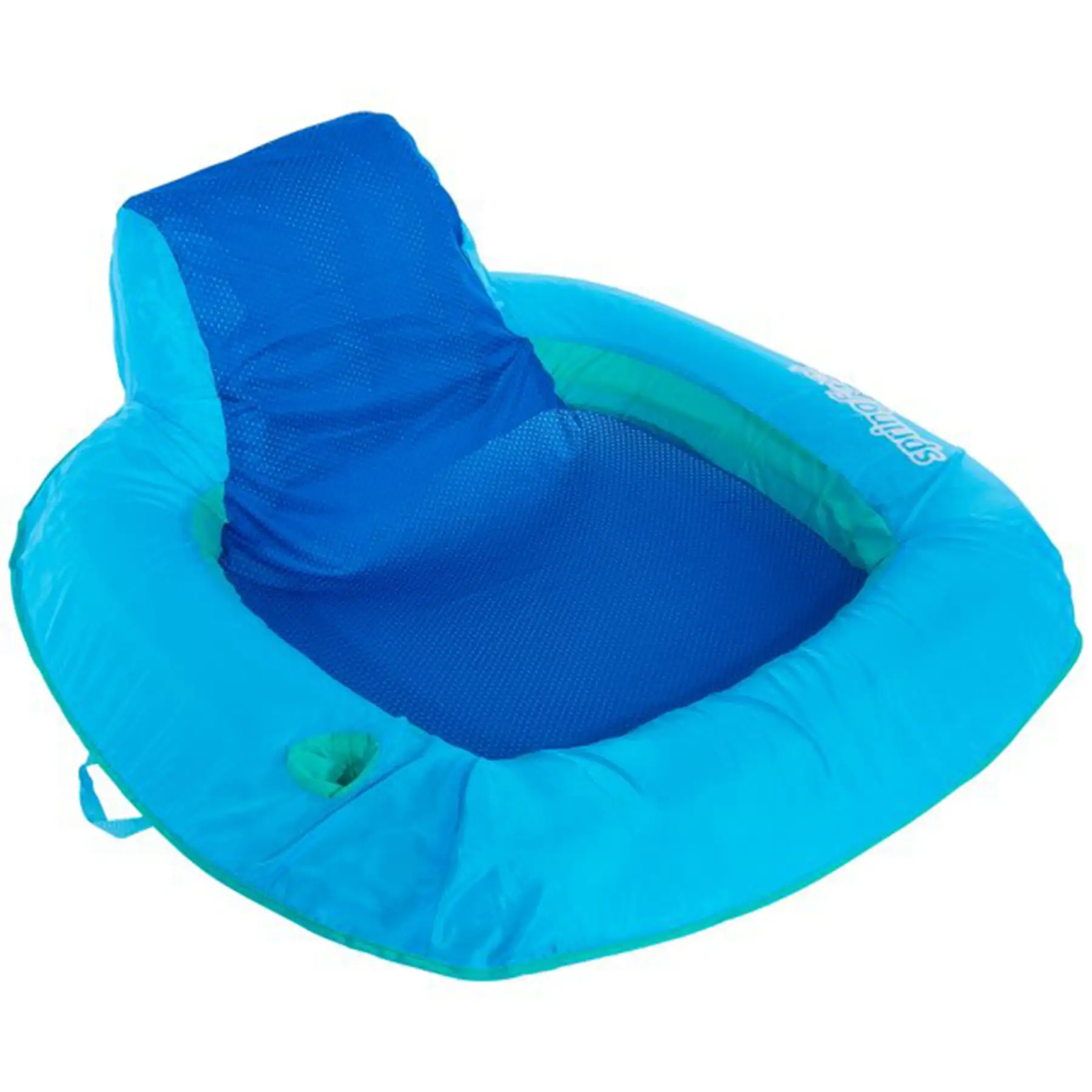 SwimWays Spring Float SunSeat Water Pool Summertime Relaxation Lounge Seat, Blue