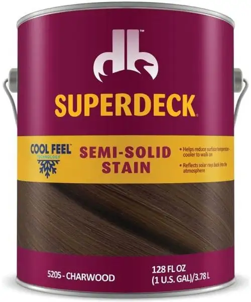 Superdeck DPI052054-16 Cool Feel Semi-Solid Deck Stain