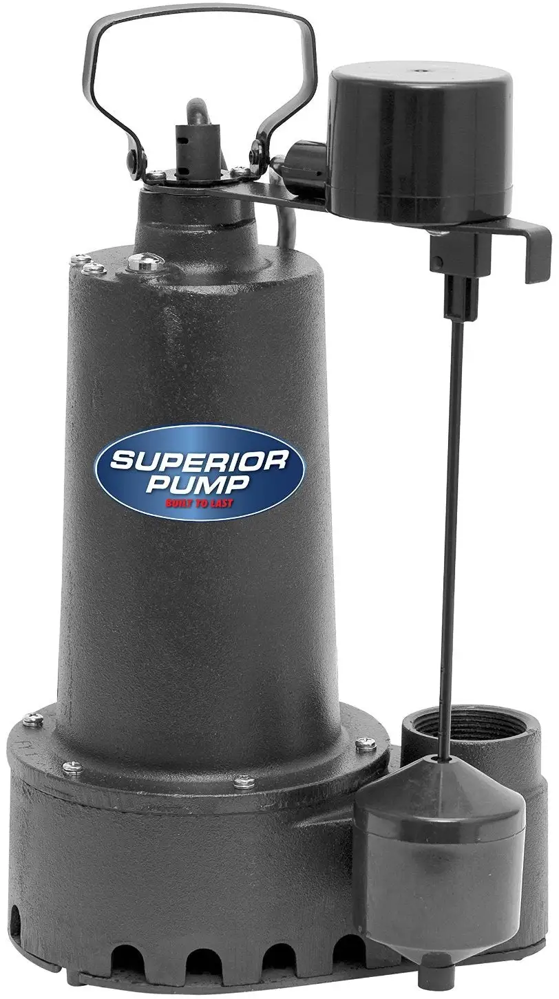 Superior Pump 92352 Hi-Flow Cast Iron Sump Pump